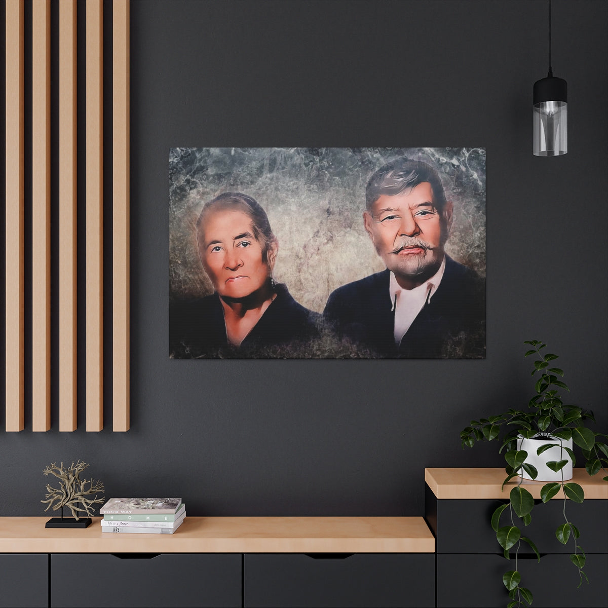 Restored Pics - Gradient- Horizontal Canvas