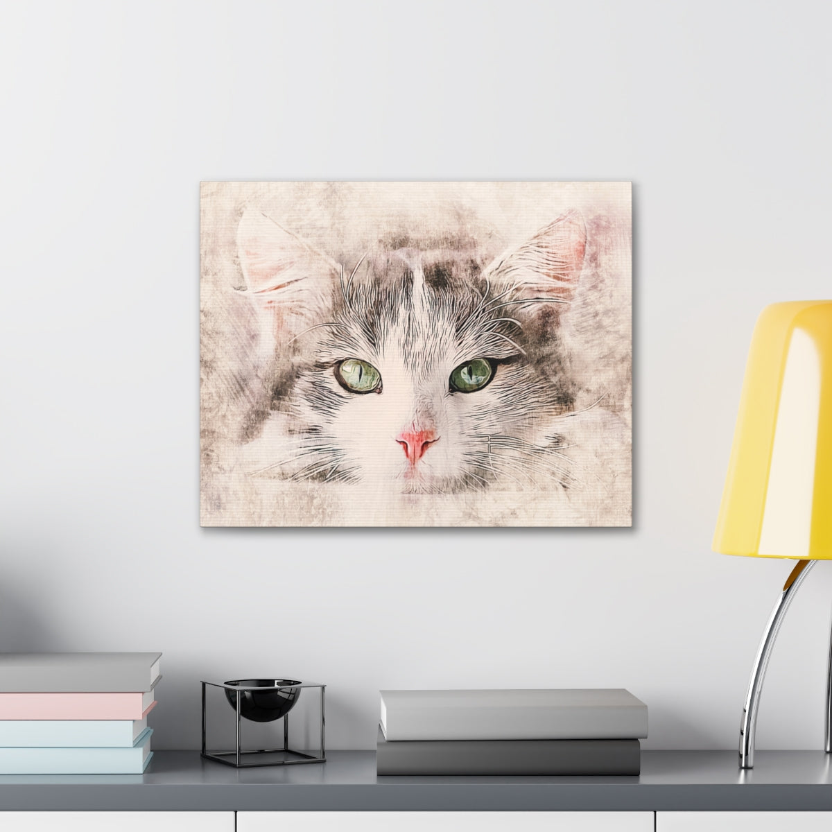 Pet Pics Watercolor- Horizontal Canvas