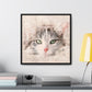 Pet Pics Watercolor - Square Framed Canvas
