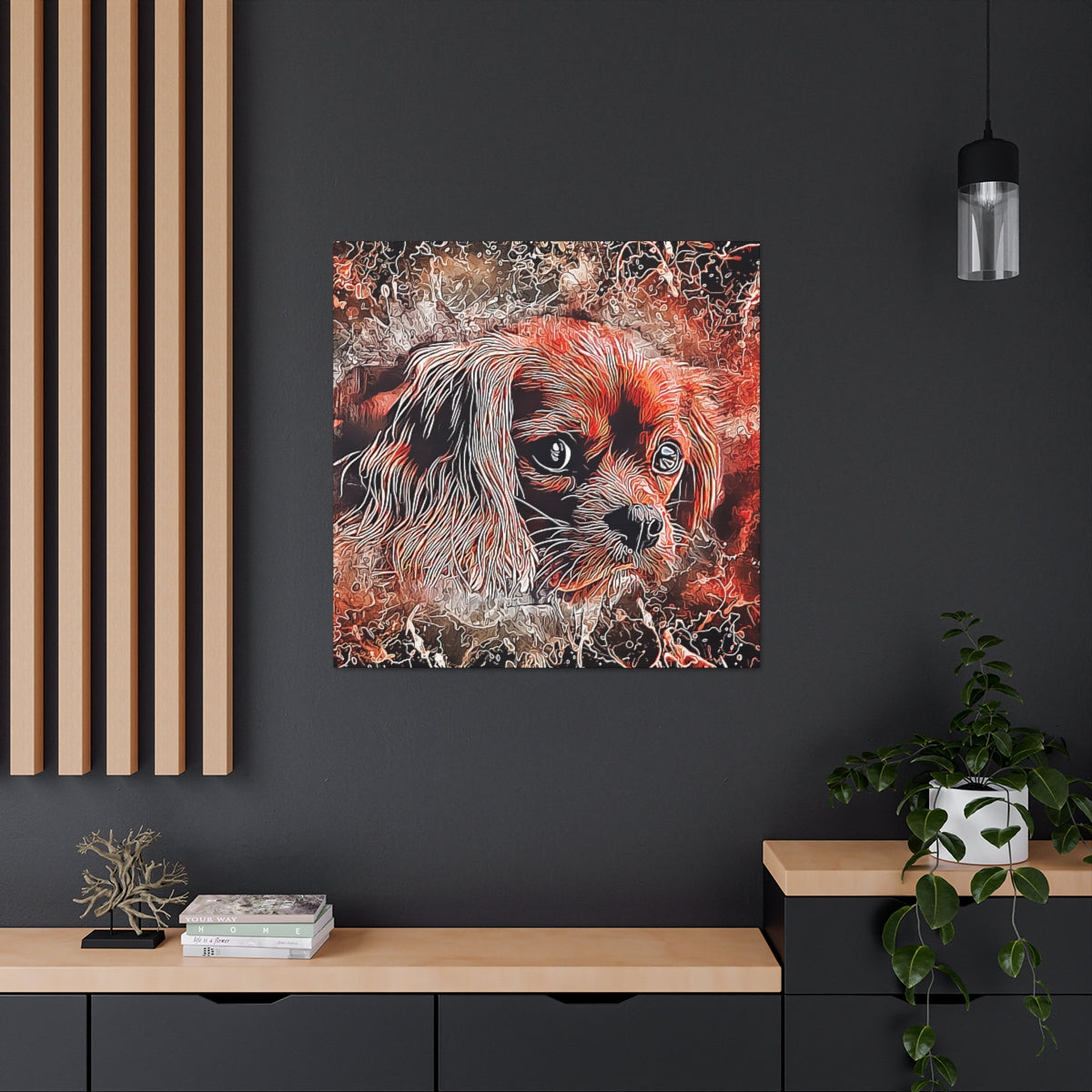 Pet Pics - Whimsical Abstract - Square Canvas