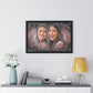 People Pics -Whimsical Abstract- Framed Horizontal Poster