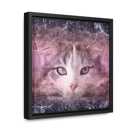 Pet Pics -Gradient Abstract - Square Framed Canvas