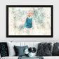 People Pics- Watercolor- Framed Horizontal Poster