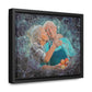 People Pics - Whimsical Abstract - Horizontal Framed Canvas